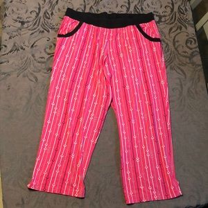 💞22/24 Cacique Lane Bryant Pink Heart PJ Pants!!